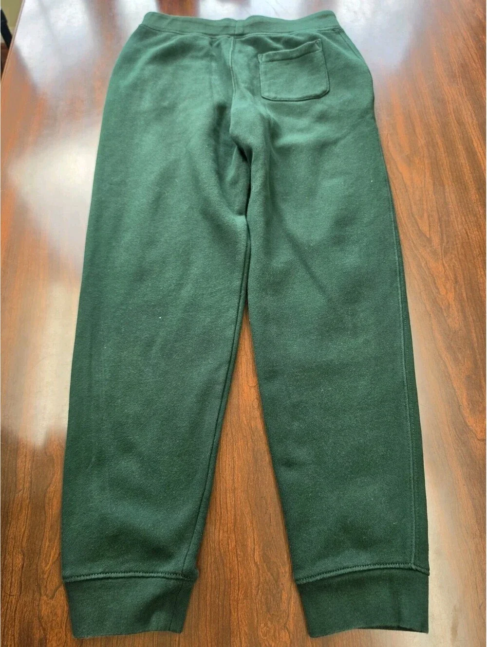 Polo Ralph Lauren Green Fleece Joggers Sweatpants Youth Boys Large 14-16 Preppy